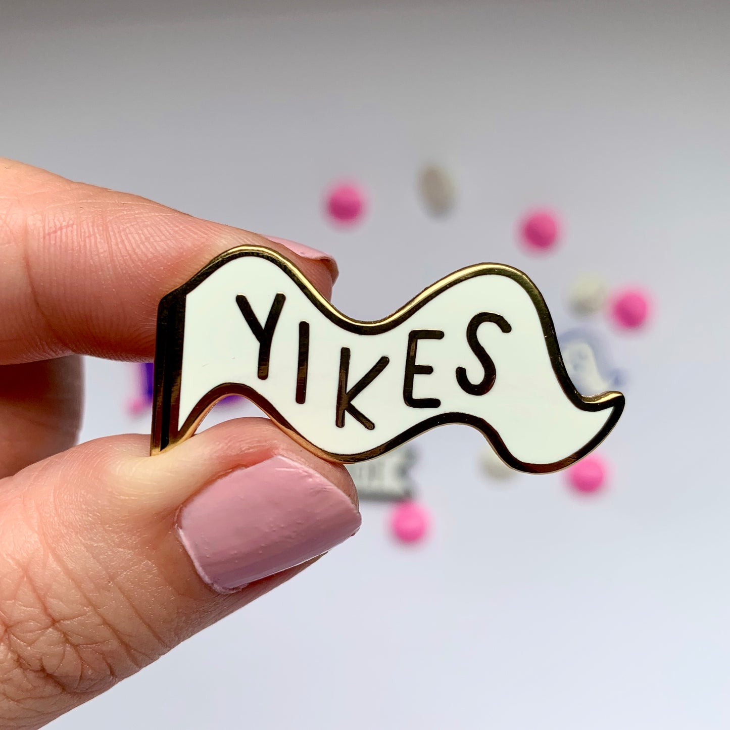 Yikes - Mini Moods Vol. 1 - Enamel Pin - Two Variants - Pennant Pin