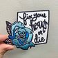 Fix Your Hearts or Die - Embroidered PATCH