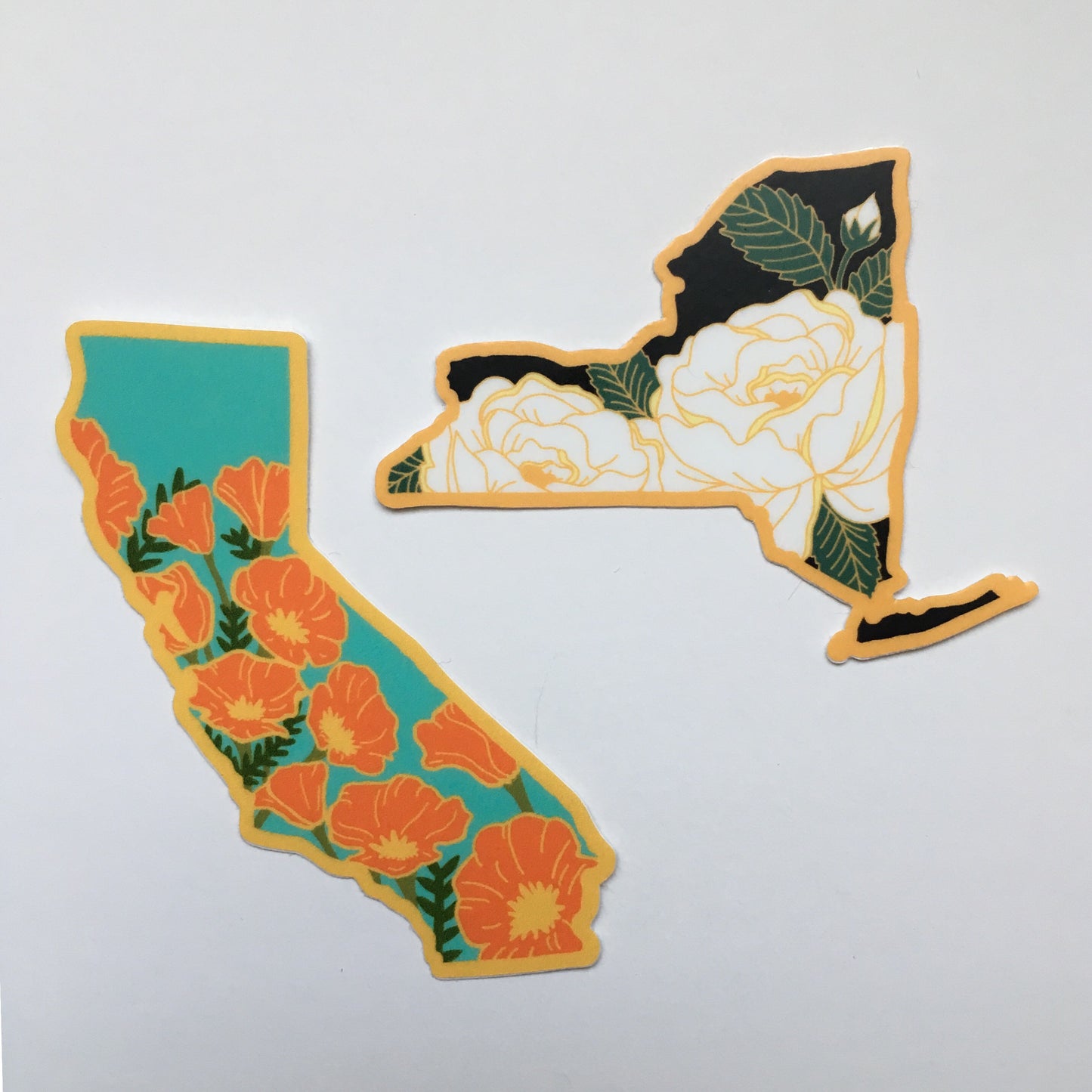 California Poppy - 3" Vinyl Sticker