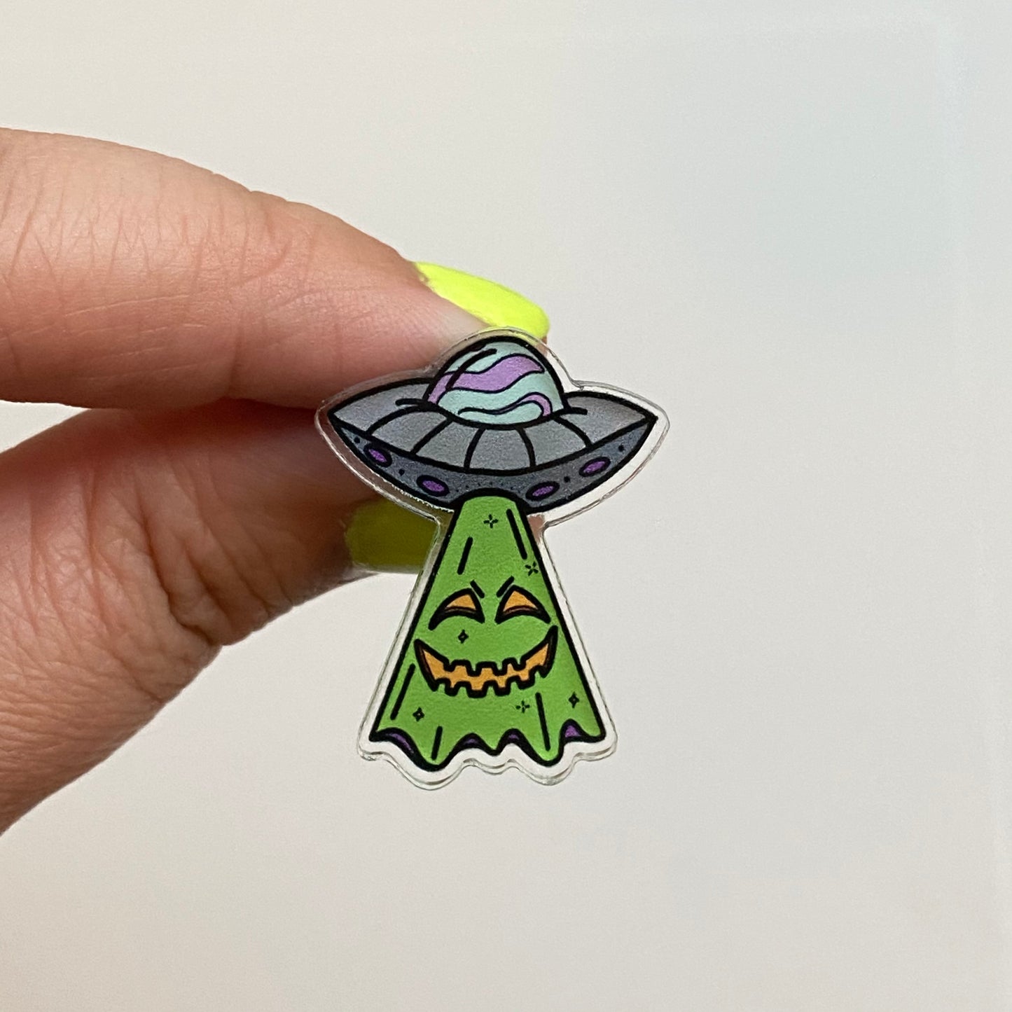 UF’O’Lantern *Acrylic* Pin w/ free mystery sticker