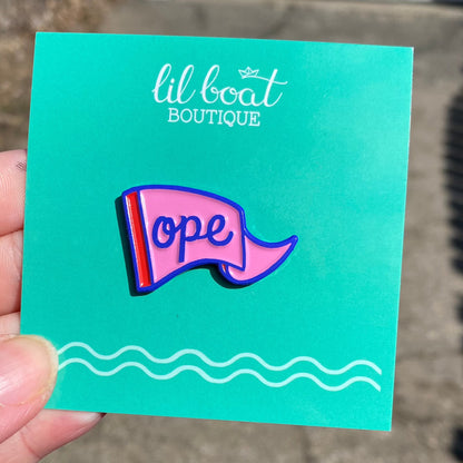 Ope Enamel Pin - Soft Enamel Pin