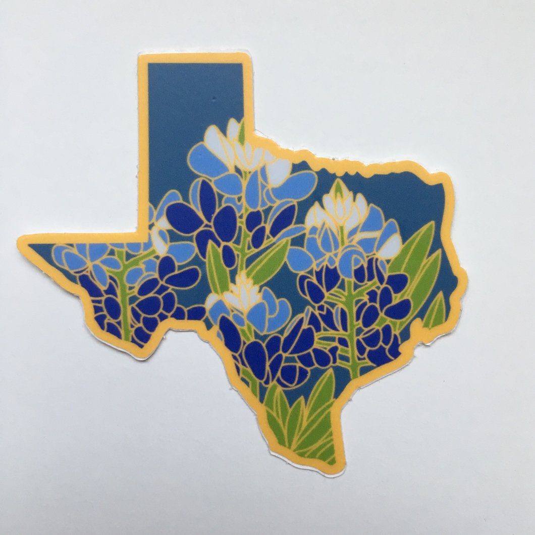 Texas Bluebonnet Embroidered Patch - State Flower Series