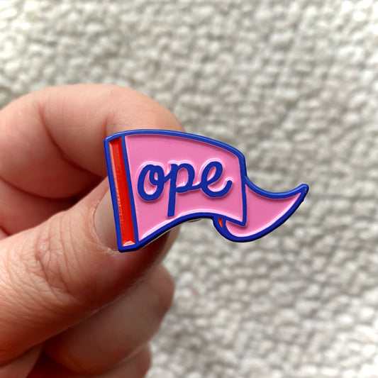 Ope Enamel Pin - Soft Enamel Pin