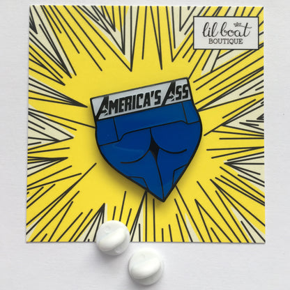 America's Ass - Enamel Pin - Avengers Endgame Captain America