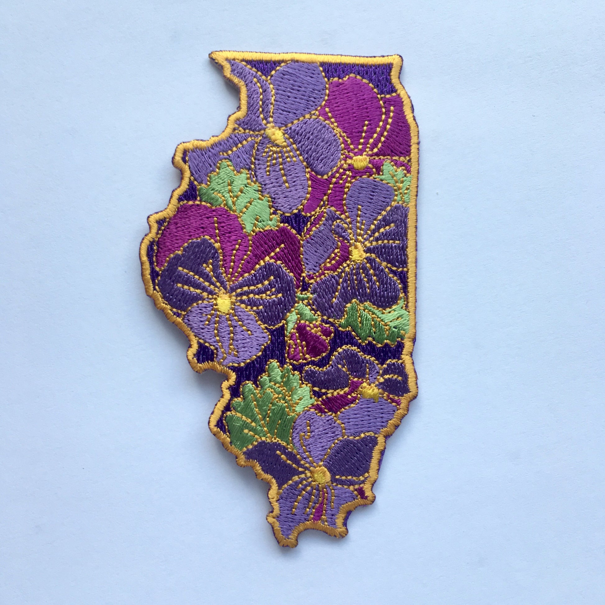 Purple Flower Patch by Ivamis Patches