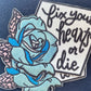 Fix Your Hearts or Die - Embroidered Patch