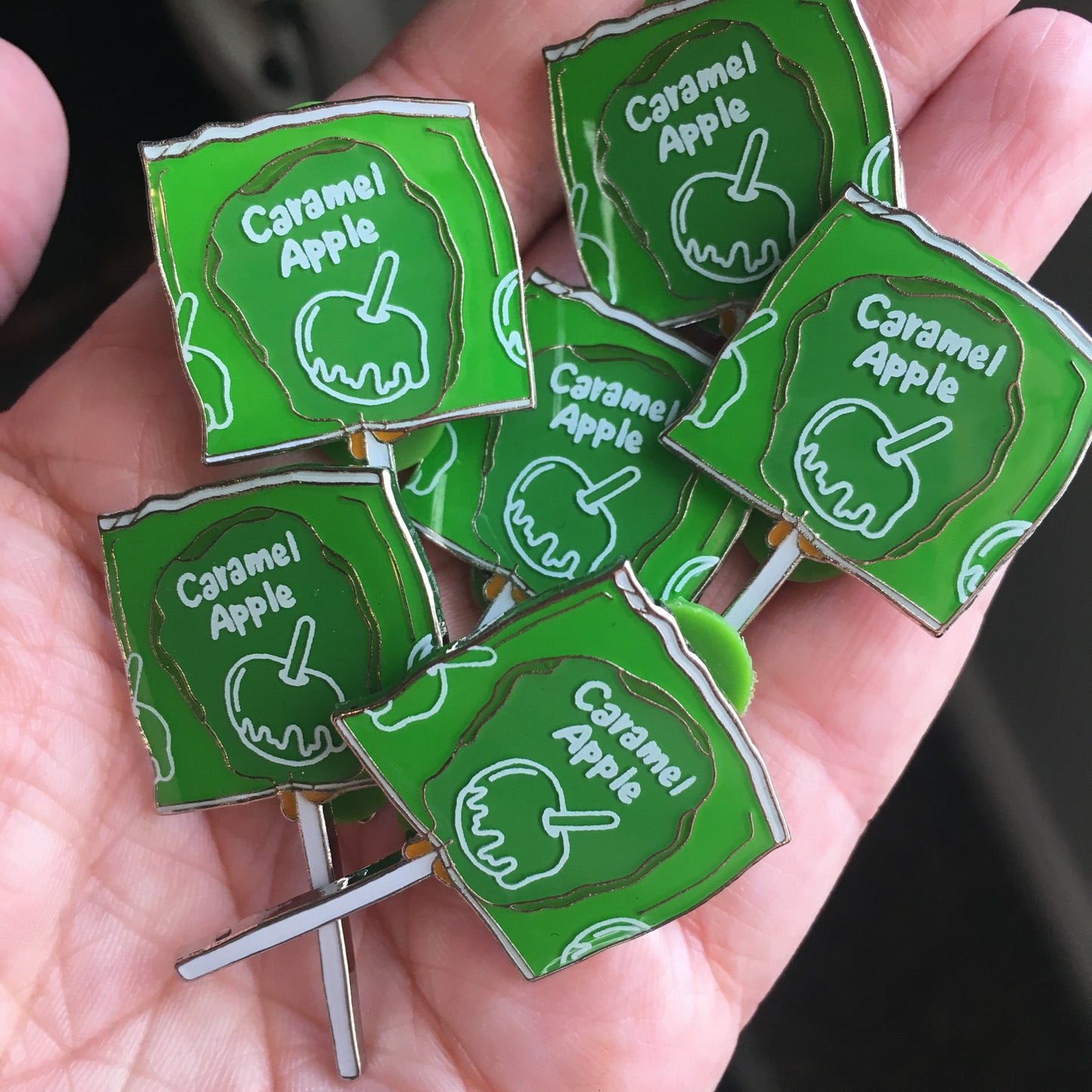 Caramel Apple - Halloween Candy Lollipop Enamel Pin