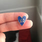 xo Heart - Multiple Colors - Mini Board Filler pins - Hard Enamel Pin