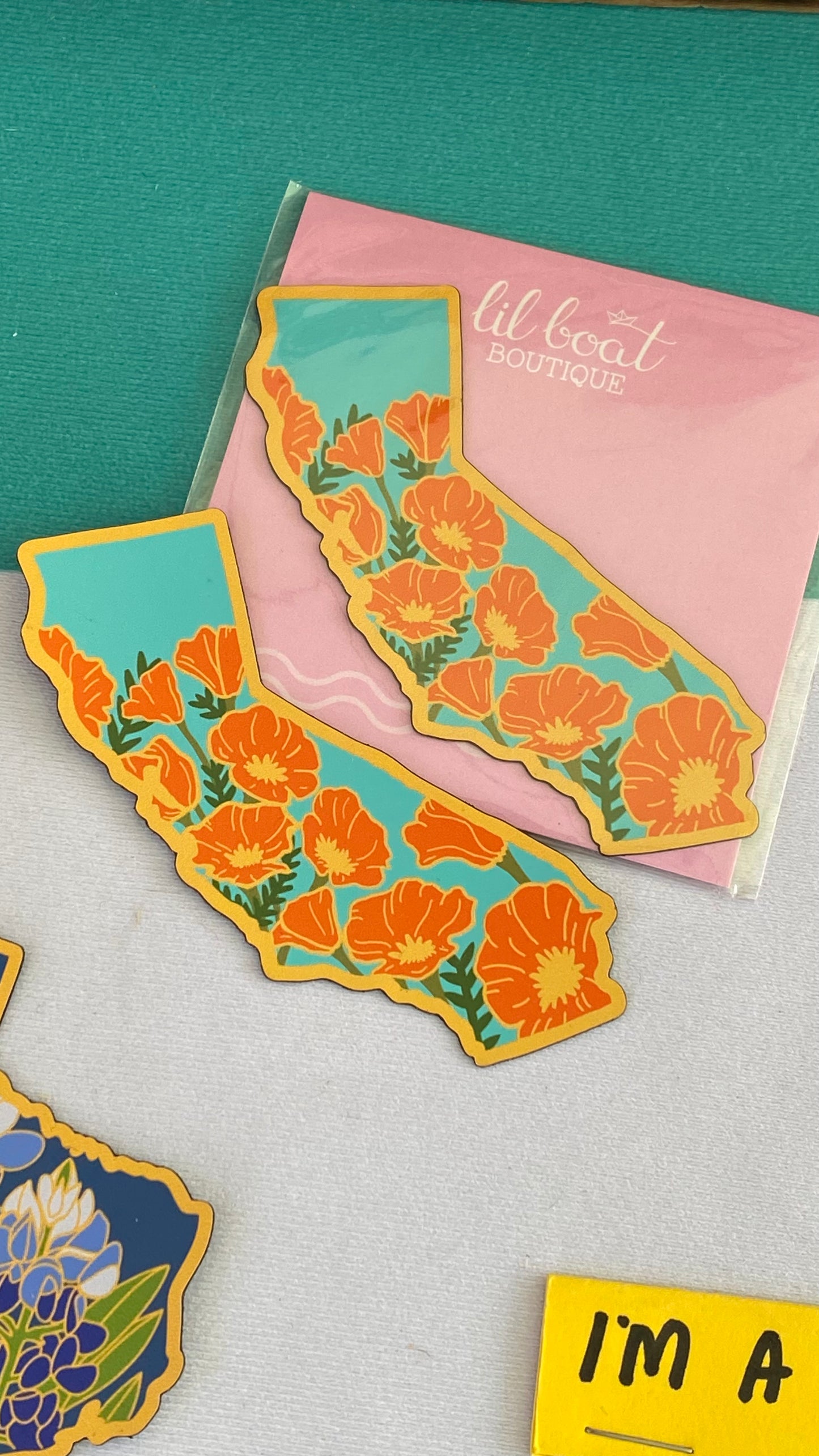 California Poppy 3” Decorative Magnet