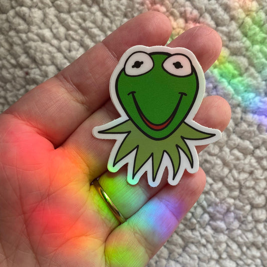 Kermit head - Vinyl Sticker