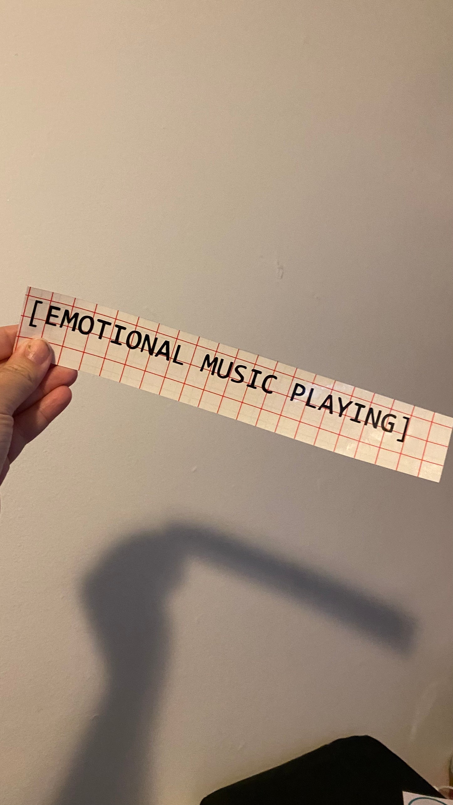 [Emotional Music Playing] Vinyl Decal