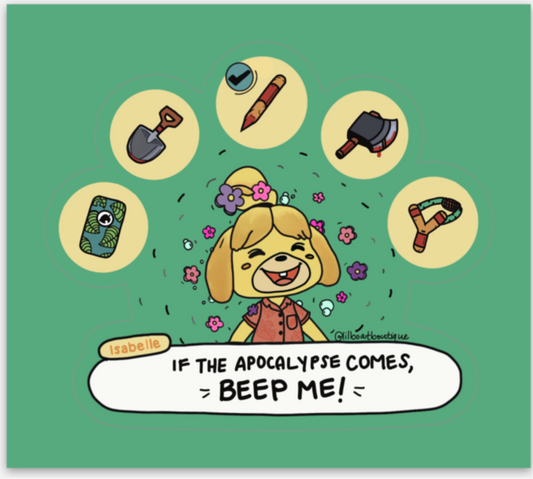 Isabelle Apocalypse Sticker - PATREON REWARD EXTRA