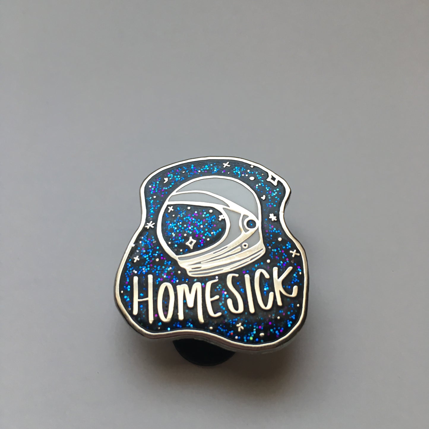 Homesick Enamel Pin - Glitter Variant