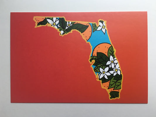 Florida Orange Blossom - 4 x 6" Print - Postcard