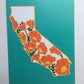 California Poppy - 4 x 6" Print - Postcard